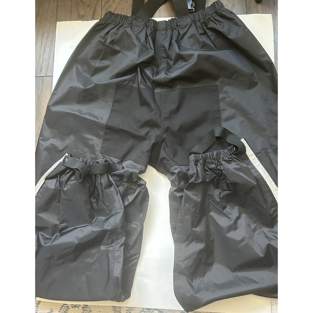Tourmaster Shield Rainsuit Pants Mens SM Black Motorcycle Rain Overpants ShellH4